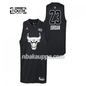 Chicago Bulls Michael Jordan  23 2018 Kaikki tähti Jordan Brand Musta Pelipaidat Swingman - Lasten